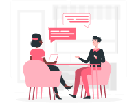 Interview confidence icon
